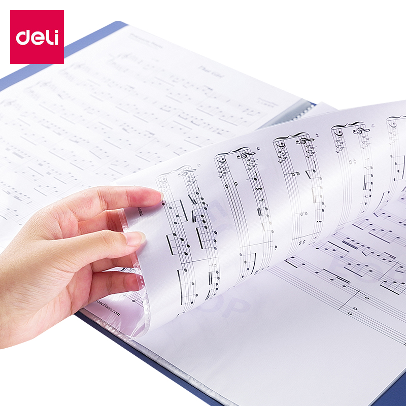 学生用资料册100页分页文件夹透明插页多袋收