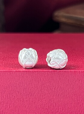 999足银含苞待放莲花转运珠隔珠
