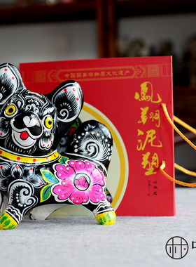 中朴民间工艺品中国风凤翔泥塑