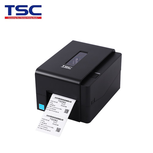 TSC TE244/342pro标签条码打印机不干胶服装吊牌水洗唛标签热敏碳带热转印打印机珠宝哑银铜版纸合格证亚银纸 - 图0