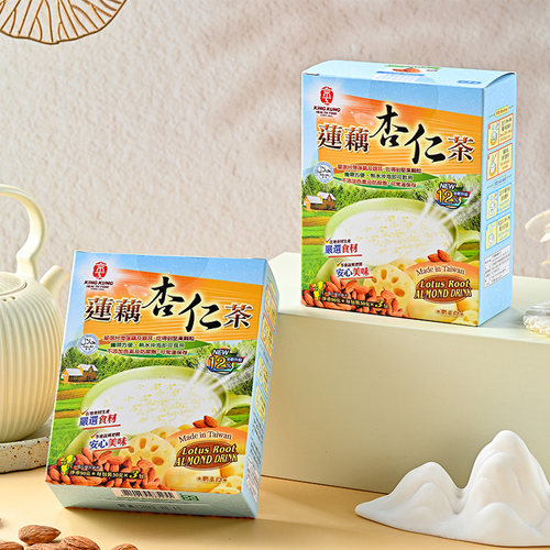 台湾进口京工莲藕杏仁茶姜母茶黑芝麻糊代餐粉即食冲饮品老姜黑糖 - 图0