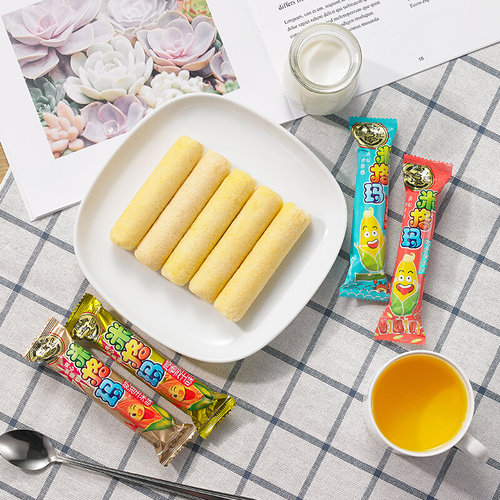 徐福记米格玛糙米卷多口味散装米果卷夹心能量棒零食小吃休闲食品 - 图2