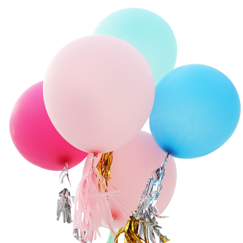 加厚36寸大气球超大号特大地爆球儿童防爆汽球乳胶气球布置装饰品 - 图0