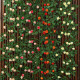 Simulated rose vines for air conditioning and heating pipes to cover the vines