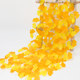 Ginkgo leaf yellow twine water pipe plant fake leaves