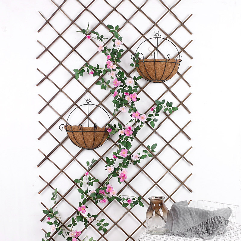 田园壁挂花篮藤编吊篮花盆墙面室内家居装饰花器插花手工草编织篮,淘宝优惠券,粉丝福利购,淘宝优惠卷