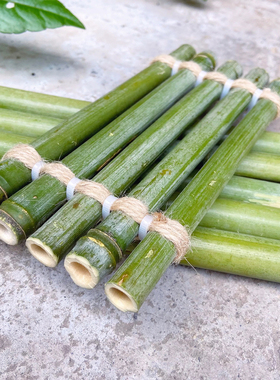 竹排流水摆件置物架鱼缸流水板竹垫陶瓷流水器支架Diy