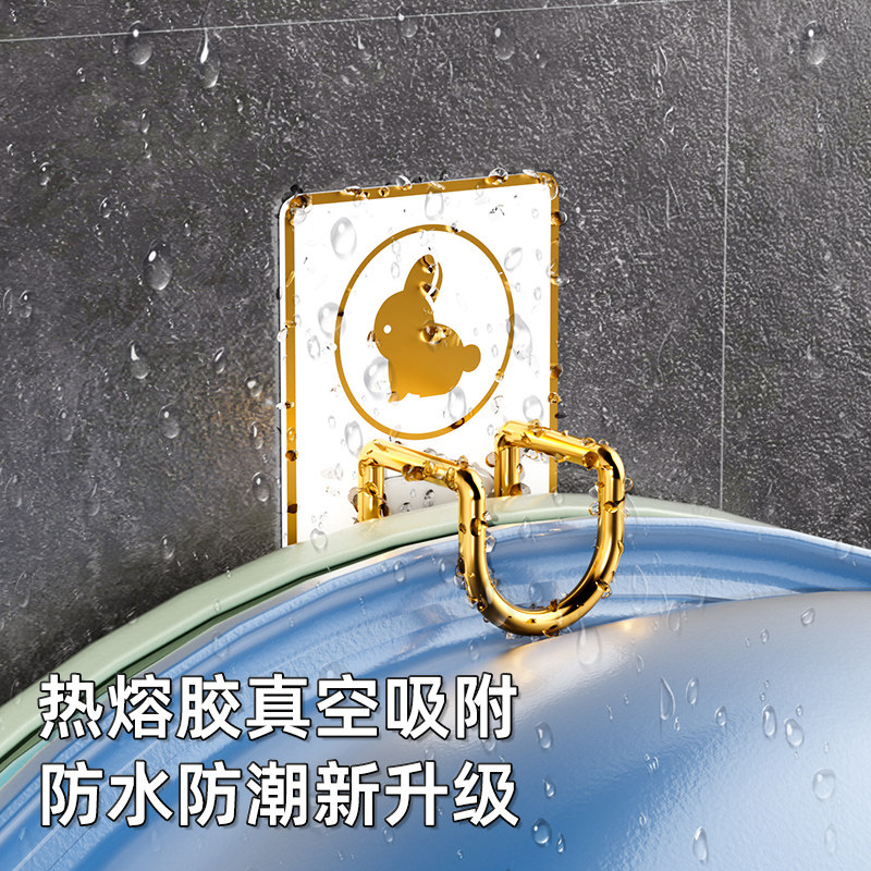 脸盆收纳架免打孔墙壁挂盆神器卫生间放盆置物厨房浴室洗脸盆挂钩