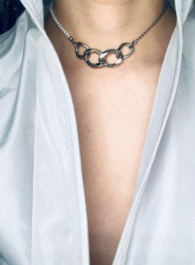 金晨同款四圈钛钢珍珠项链不褪色