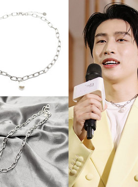 bible同款钛钢圈环珍珠吊坠项链