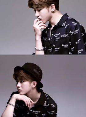 蔡徐坤同款钛钢手链环镯男女防水