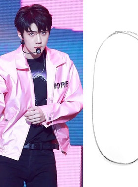 吴世勋同款软骨钛钢项链男女百搭