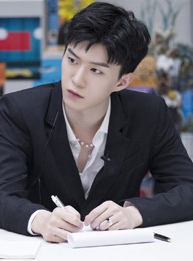 范丞丞同款珍珠爱心项链男女轻奢