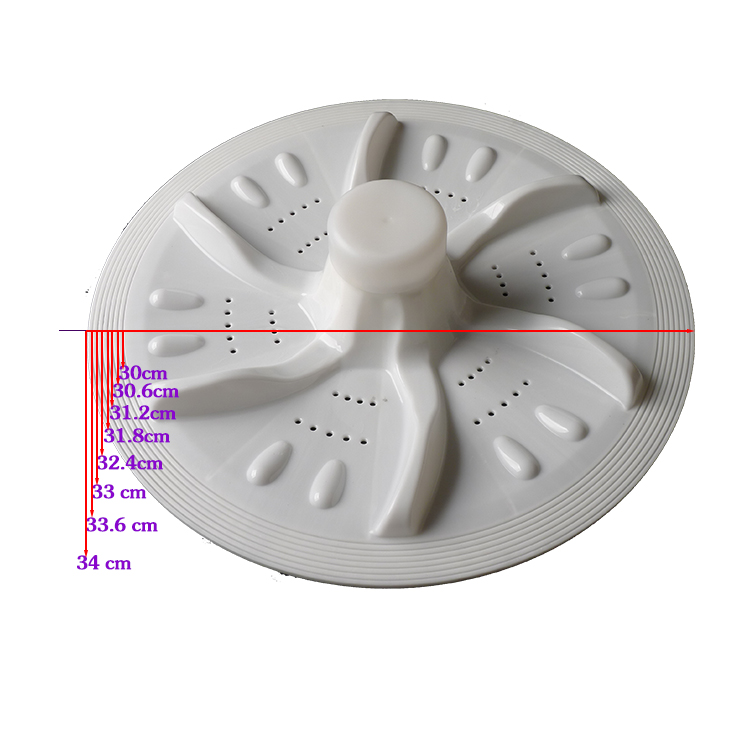 通用全半自动双桶洗衣机波轮转盘波水叶配件底盘10.11齿方孔30-37 - 图1