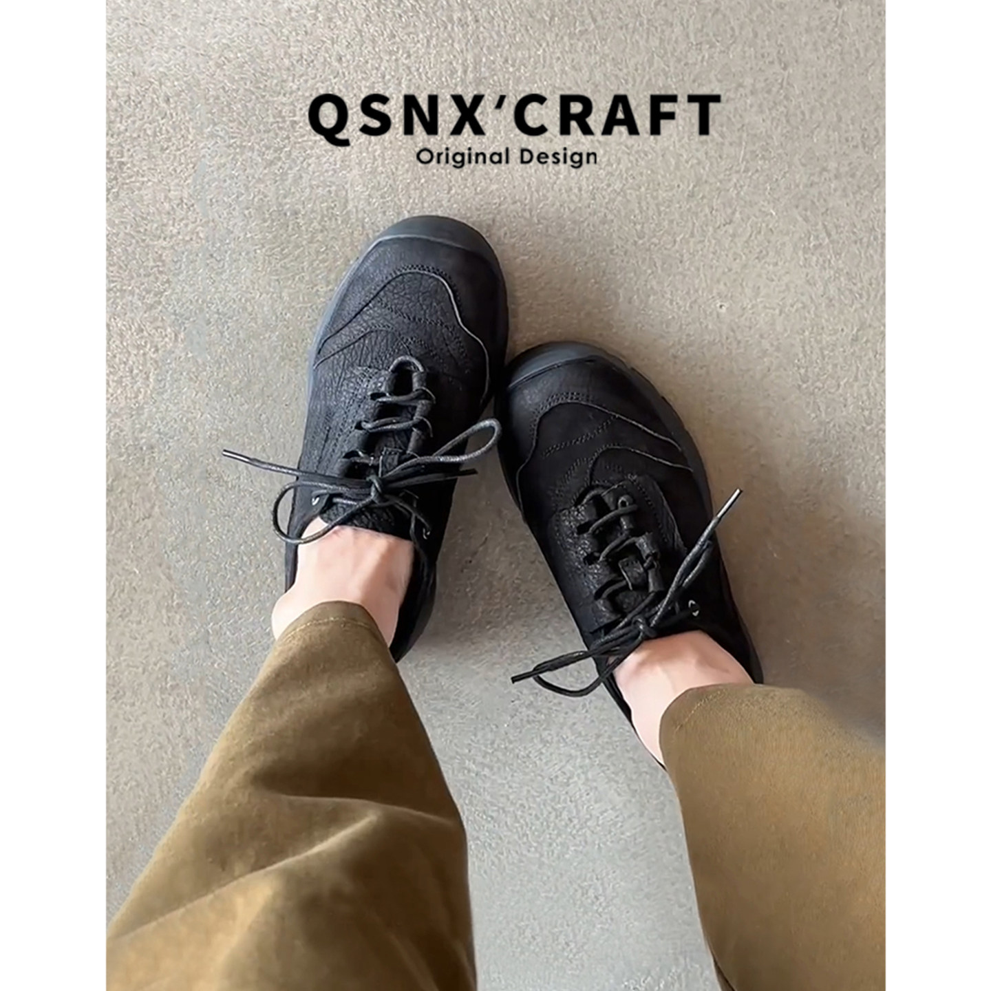 牛皮版~黑色阿甘鞋女2025新款厚底德训鞋小个子百搭休闲运动鞋子,淘宝优惠券,粉丝福利购,淘宝优惠卷