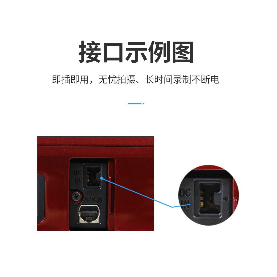 适用索尼摄像机DCR-HC17E DCR-HC18E DCR-HC19E电源适配器充电器 - 图1