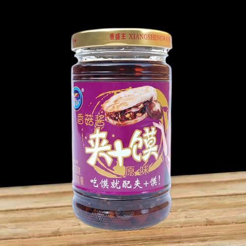正品盛旺香盛王原味香菇夹馍酱280克蘸食酱凉拌菜炒菜烹饪6瓶包邮 - 图2
