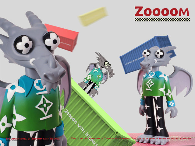 New trendy brand co-branded pterosaur artist hand model