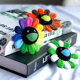 Colorful sunflower colorful flower bag Wang Yibo pendant