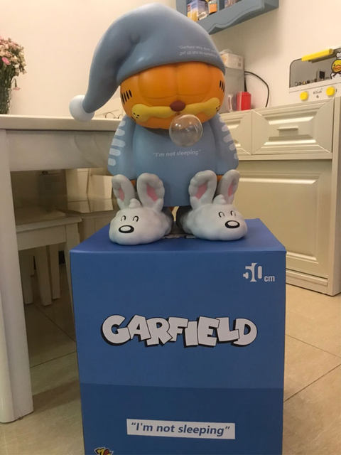 ZCWO genuine Sleepy Garfield trendy ornaments