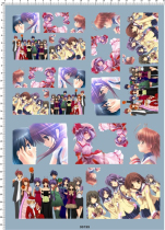 Car model CLAANNAD Town family (Pain Car Sticker) Universal Signs Special Water Sticker (90199)