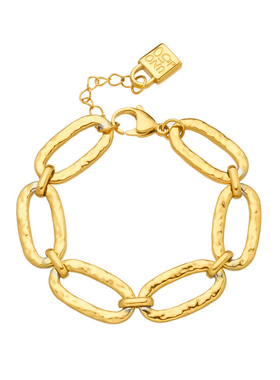 ins风手链欧美跨境百搭刻字锁头双孔长条椭圆男女式手链