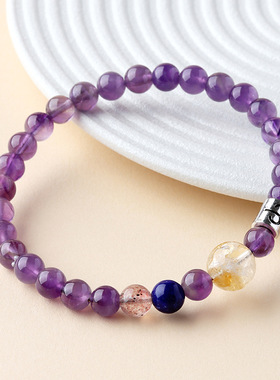 天然水晶多宝十二星座手链原创简约时尚小红书女士新爆款手串