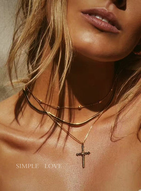 金珠百搭INS人气网红锁骨链