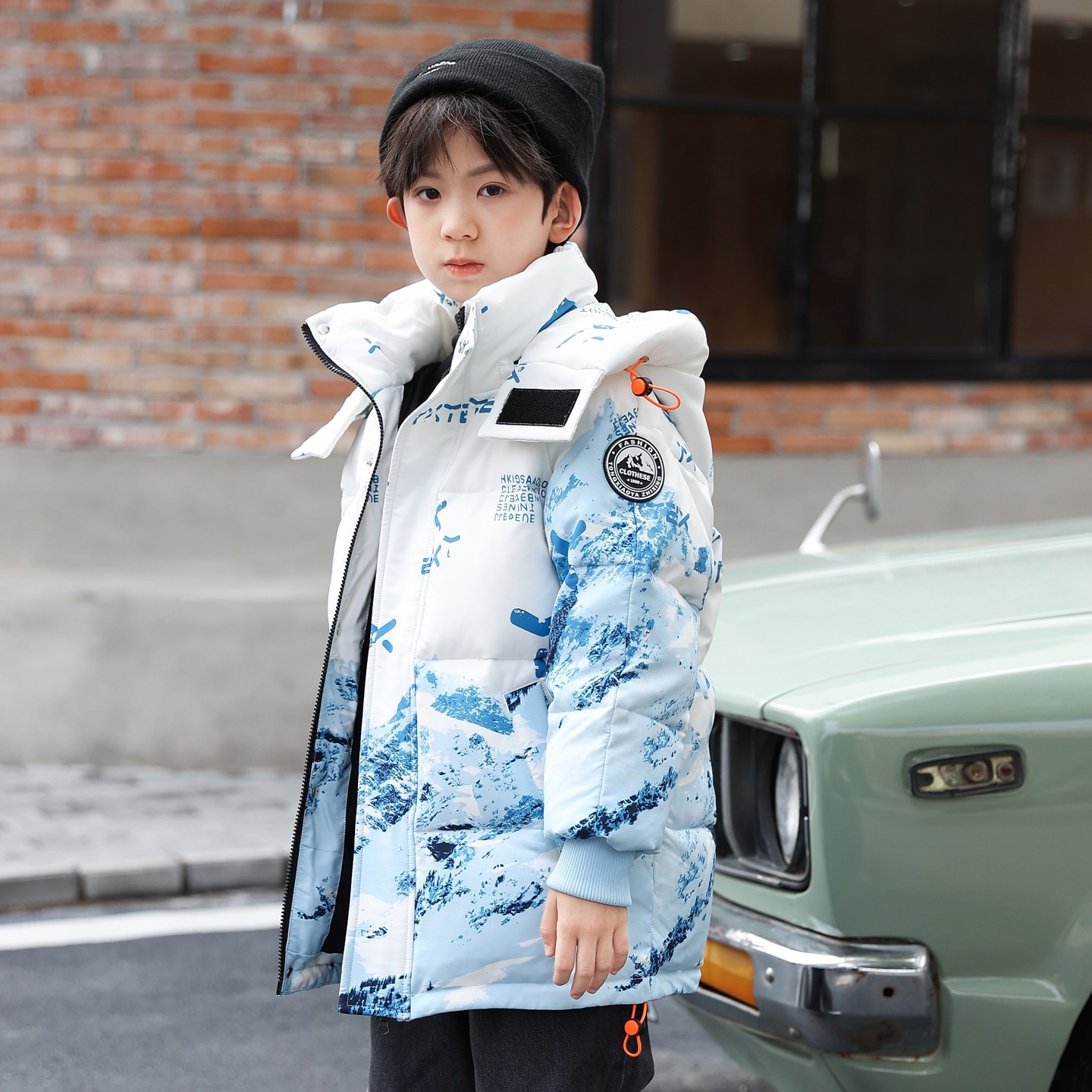 童小鸭品牌男童羽绒服2025新款中大童中长款韩版洋气冬装加厚外套,淘宝优惠券,粉丝福利购,淘宝优惠卷