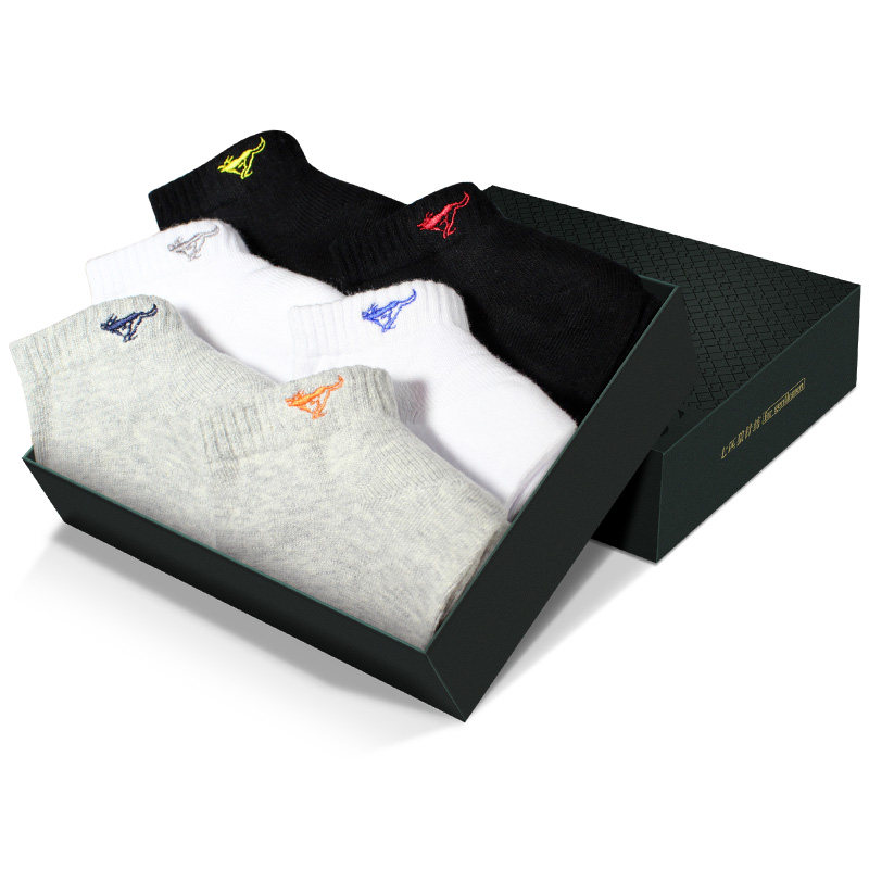 七匹狼男士透气运动薄隐形纯棉船袜 七匹狼内衣短袜/打底袜/丝袜/美腿袜