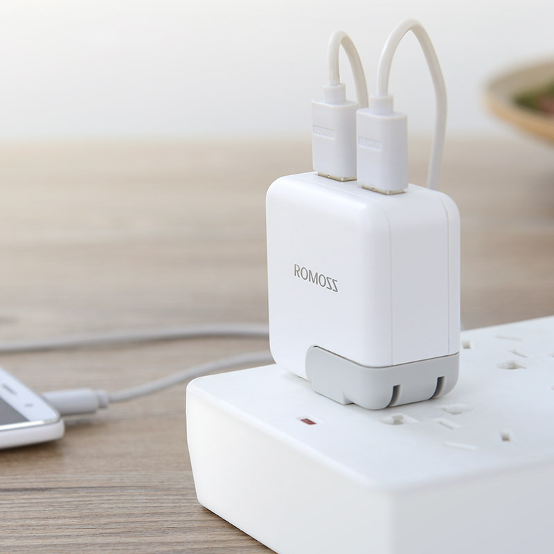 原裝羅馬仕充電器頭正品 iPhone6s安卓X快充vivo多口通用8資料線7plus多功能ipad華為智慧2A小米手機OPPO閃充