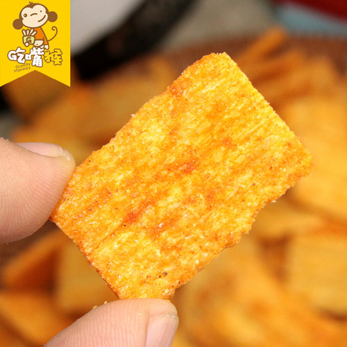嵩山平底锅巴香辣脆锅巴120g花椒玉米休闲零食老式麻辣膨化网红 - 图2