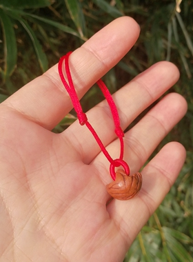 本命年桃核手工元宝桃篮