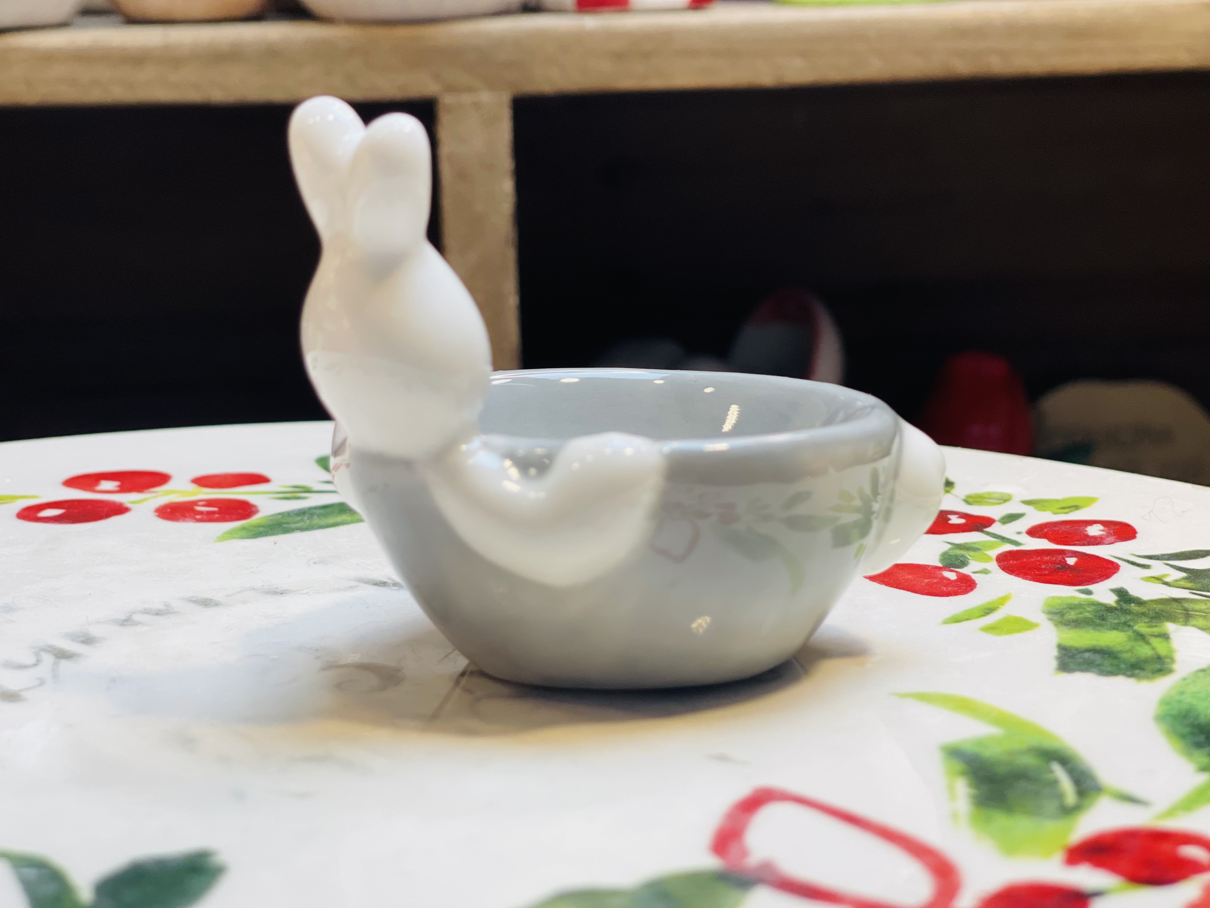 陶瓷兔子蛋托工艺品礼物摆件创意不规则鸡蛋架单个家用早餐小味碟,淘宝优惠券,粉丝福利购,淘宝优惠卷