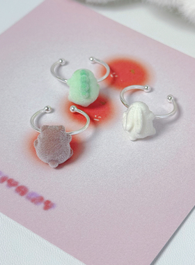 橘子yamy原创毛茸茸动物背影戒指