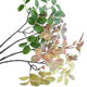 Simulated green plants wedding hotel home soft decoration project
