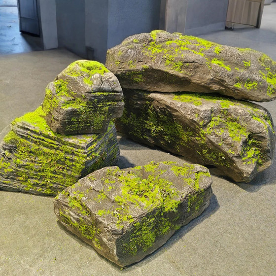 Telihui fiberglass rockery stone free shipping