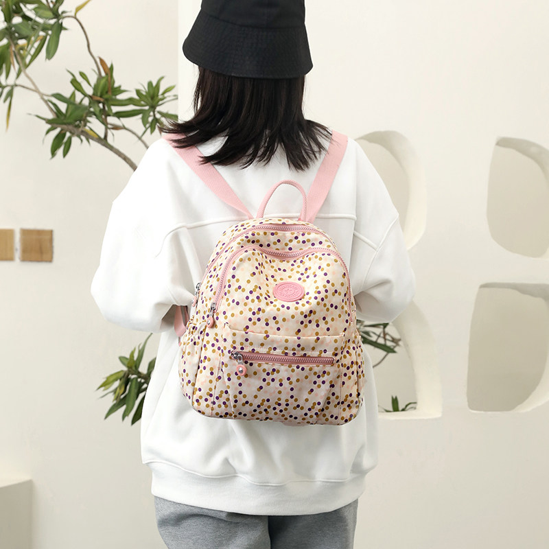 双层防泼水日系时尚妈咪小背包双肩包妈妈包外出轻便纯色休闲包,淘宝优惠券,粉丝福利购,淘宝优惠卷