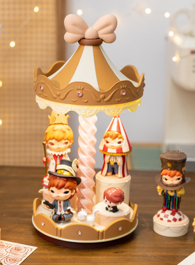 趣味盲盒展示架温馨夜灯摆件礼物