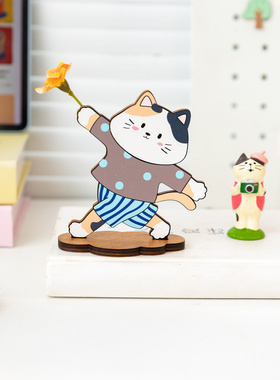 可爱猫咪立牌小摆件解压有趣礼物