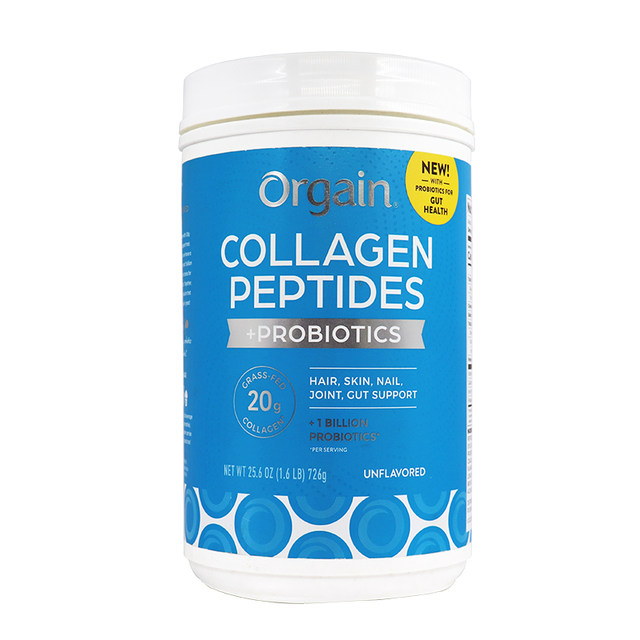 American Orgain bovine collagen peptide powder + probiotic hydrolyzed ໂມເລກຸນຂະຫນາດນ້ອຍຜູ້ໃຫຍ່ 726g