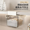 Transparent drawer-type mirror cabinet storage box large capacity multi-functional lipstick makeup cotton bathroom cosmetics storage box
