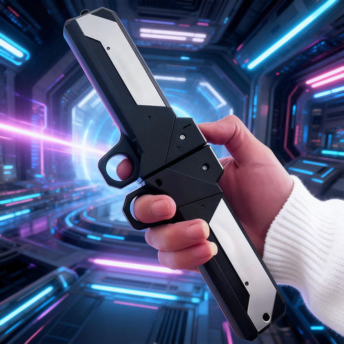 对插双刀流发光双刃光剑玩具儿童发光玩具男孩玩具伸缩刀剑死侍刀 - 图3