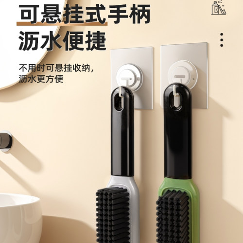 鞋刷软毛家用家用刷鞋洗鞋适用洗衣刷子多功能长柄清洁板刷-图2