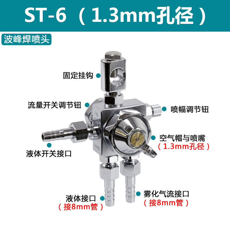 lumina自动喷嘴/ST-5/压铸机自动喷雾头/ST-6松香喷嘴 喷胶喷枪 - 图1