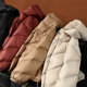 High quality 90 white duck down hooded short down jacket for women