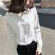 Clearance and pick up the bargain brand discount store counter women's chiffon shirt women's long-sleeved spring and autumn professional top base shirt