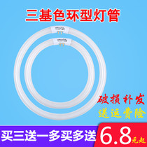 Home Ceiling Lamp Ring tube 22 W 32w40w fluorescent tube t5t6 Balcony Kitchen Bath Bully three-color lighting tube