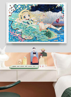 挂画版画金田良子原版正品