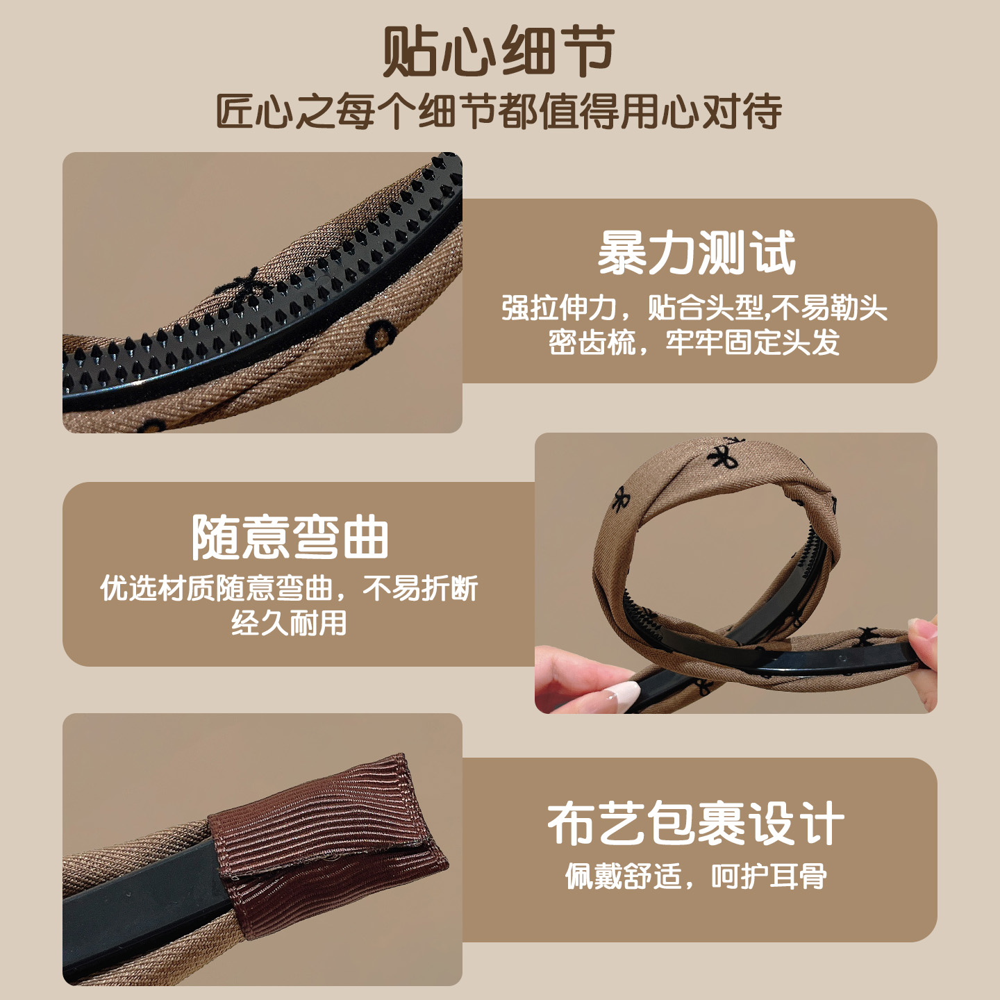 蝴蝶结麻花发箍女款2025新款高颅顶洗脸头箍日常外戴压发发卡头饰 - 图1